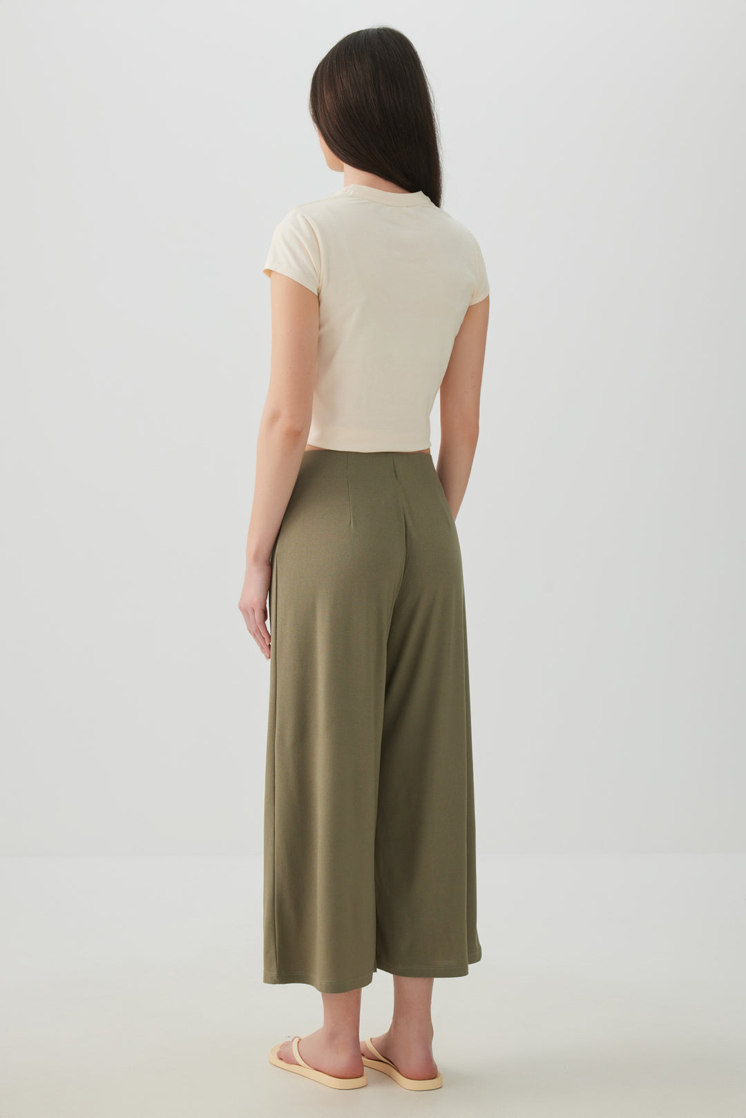 Jupe-culotte en crêpe