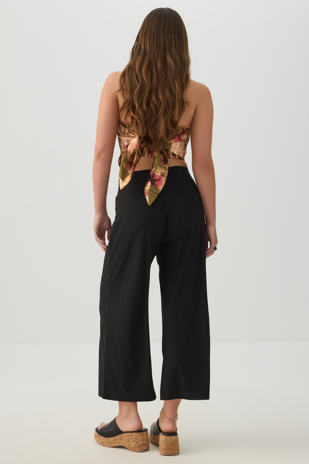 Jupe-culotte en crêpe