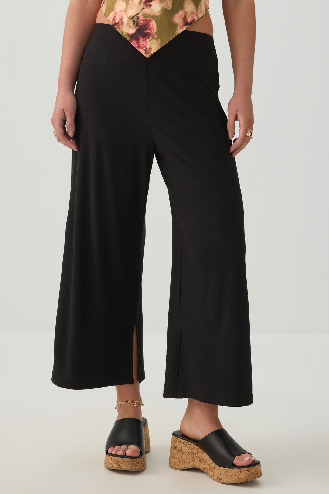 Jupe-culotte en crêpe