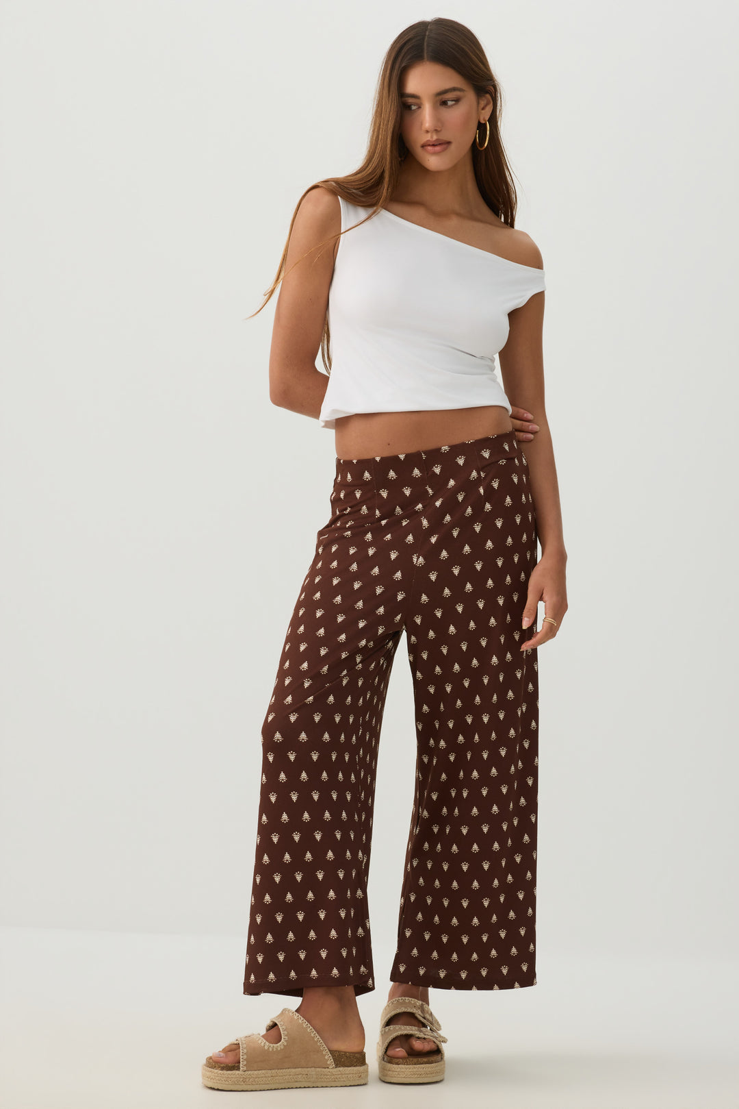 Jupe-culotte en crêpe