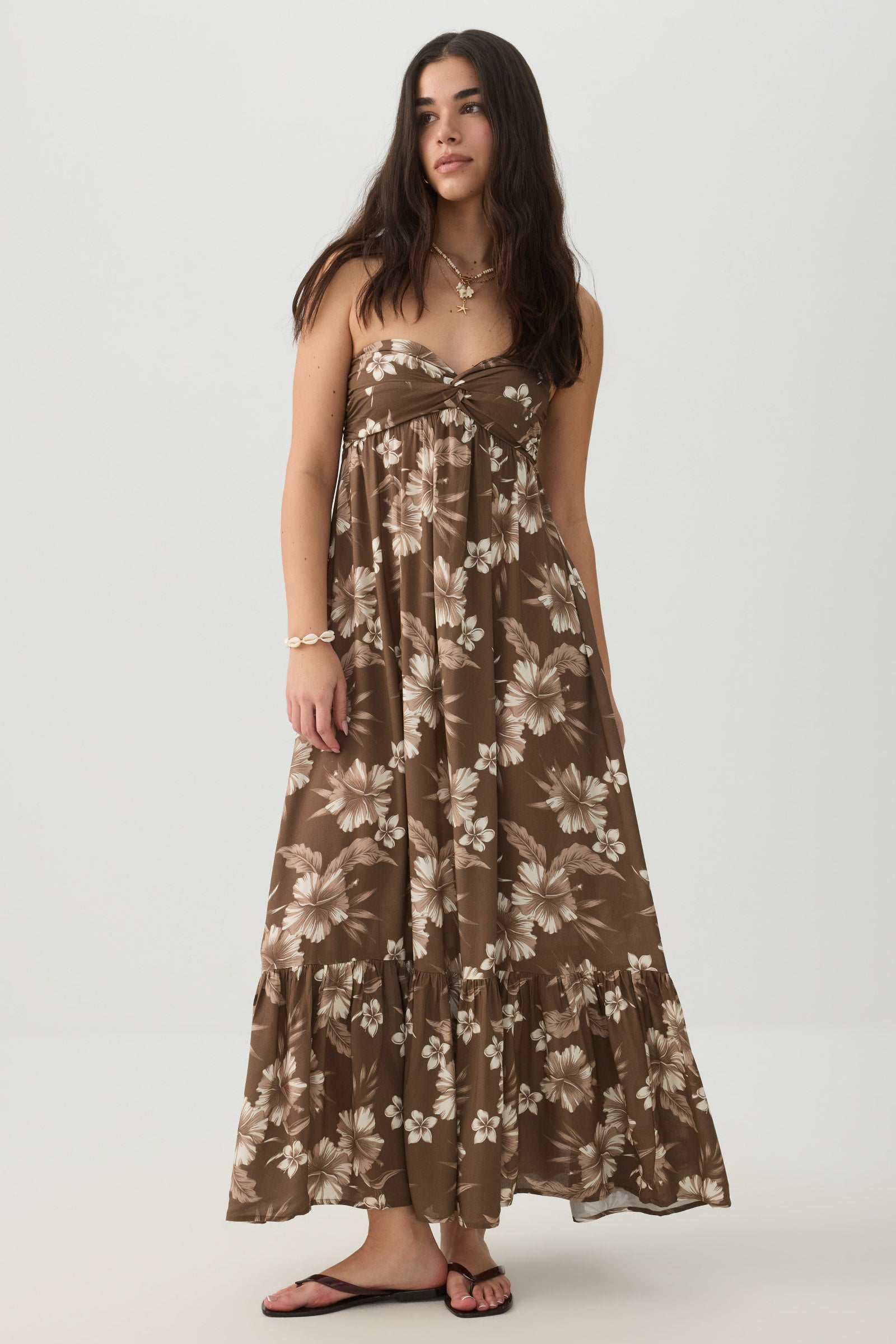 Strapless Floral Maxi Dress – Ardene
