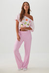 Printed Ultra Soft Straight Leg PJ Pants