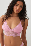 Soutien-gorge léger triangle en dentelle