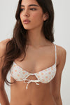 Sun-Printed Underwire Bikini Top