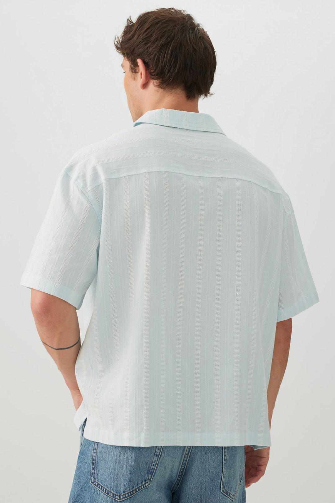 Textured Boxy Shirt