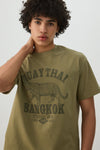 Boxy Graphic Crew Neck T-Shirt