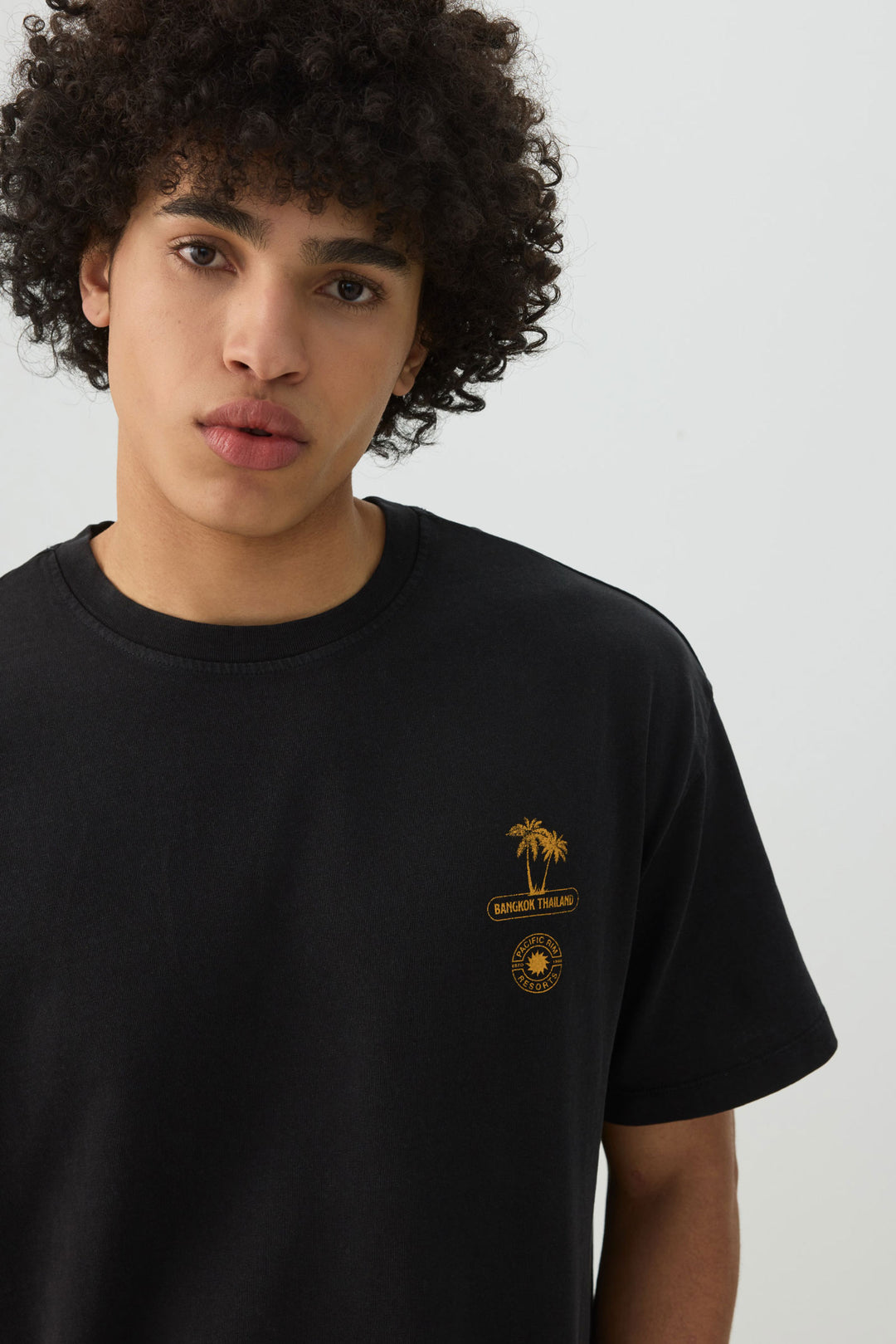 Boxy Graphic Crew Neck T-Shirt