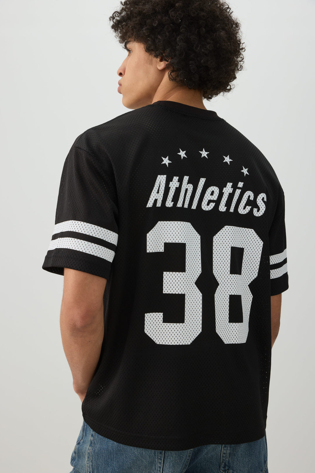 Crew Neck Mesh Sport Top