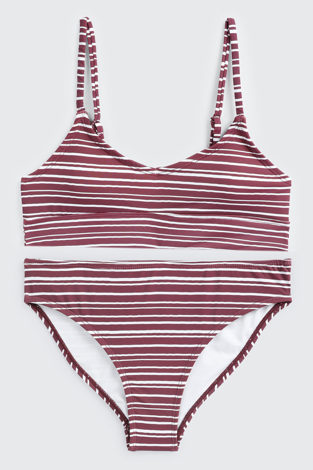 Bas de maillot rayé