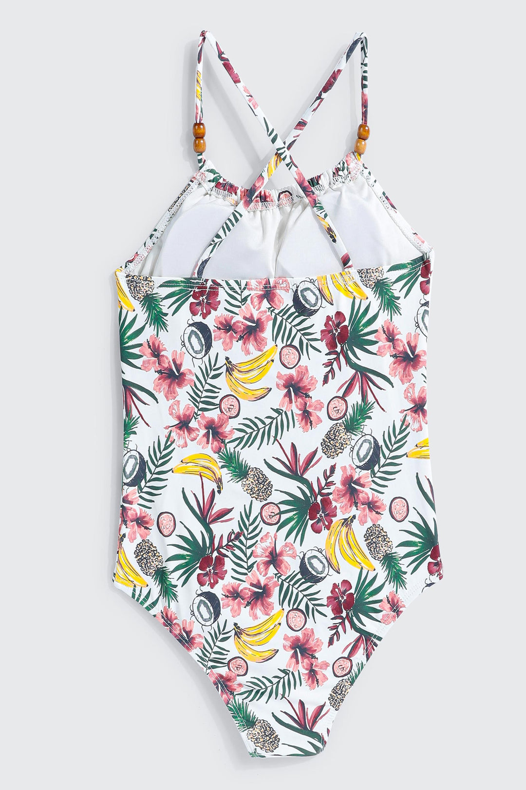 Maillot une-pièce fruits tropicaux