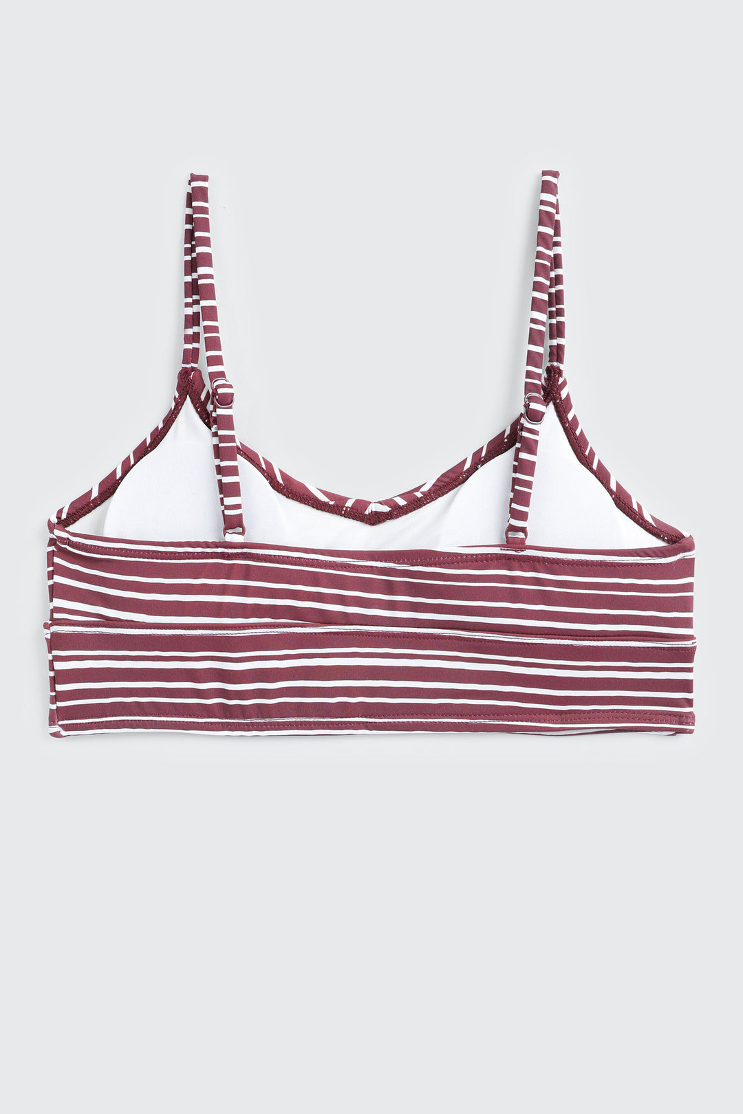 Haut de maillot triangle rayé