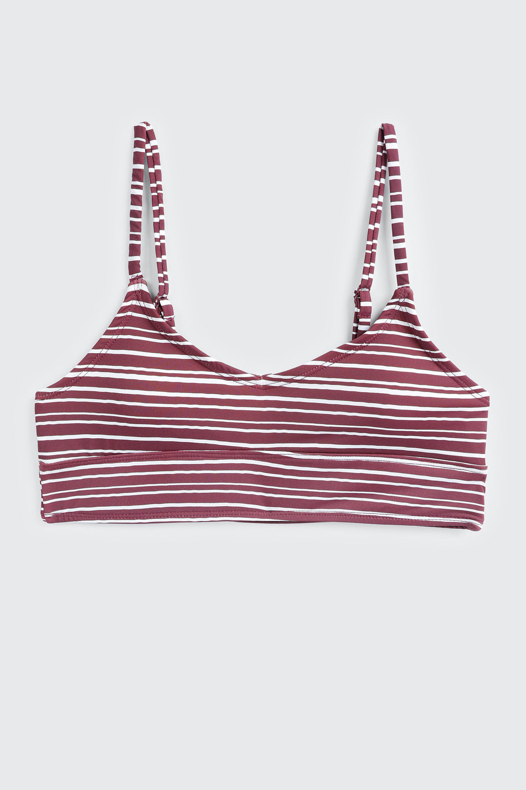 Haut de maillot triangle rayé
