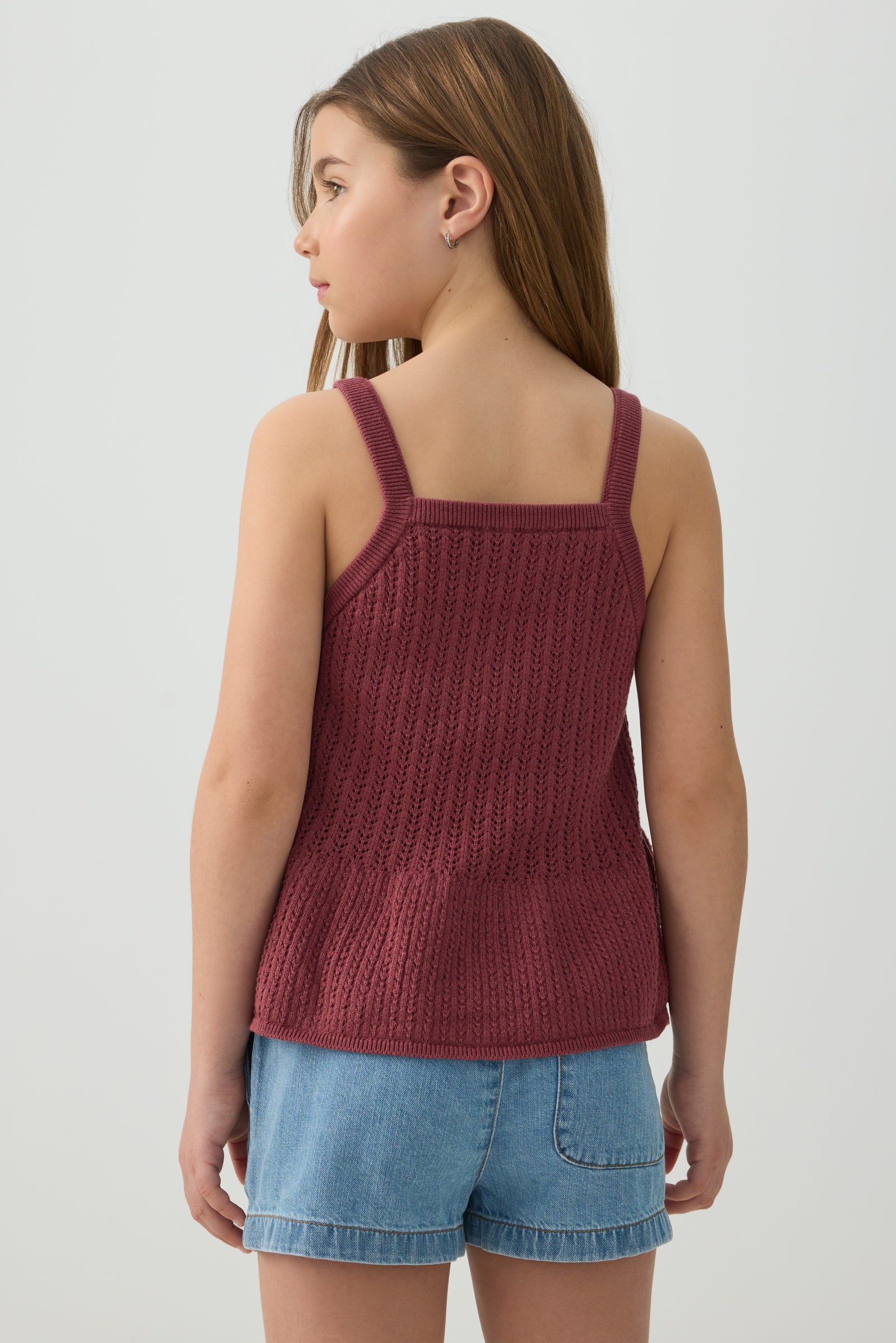 Textured Knit Peplum Tank – Ardene