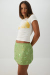 Beaded Micro Skirt
