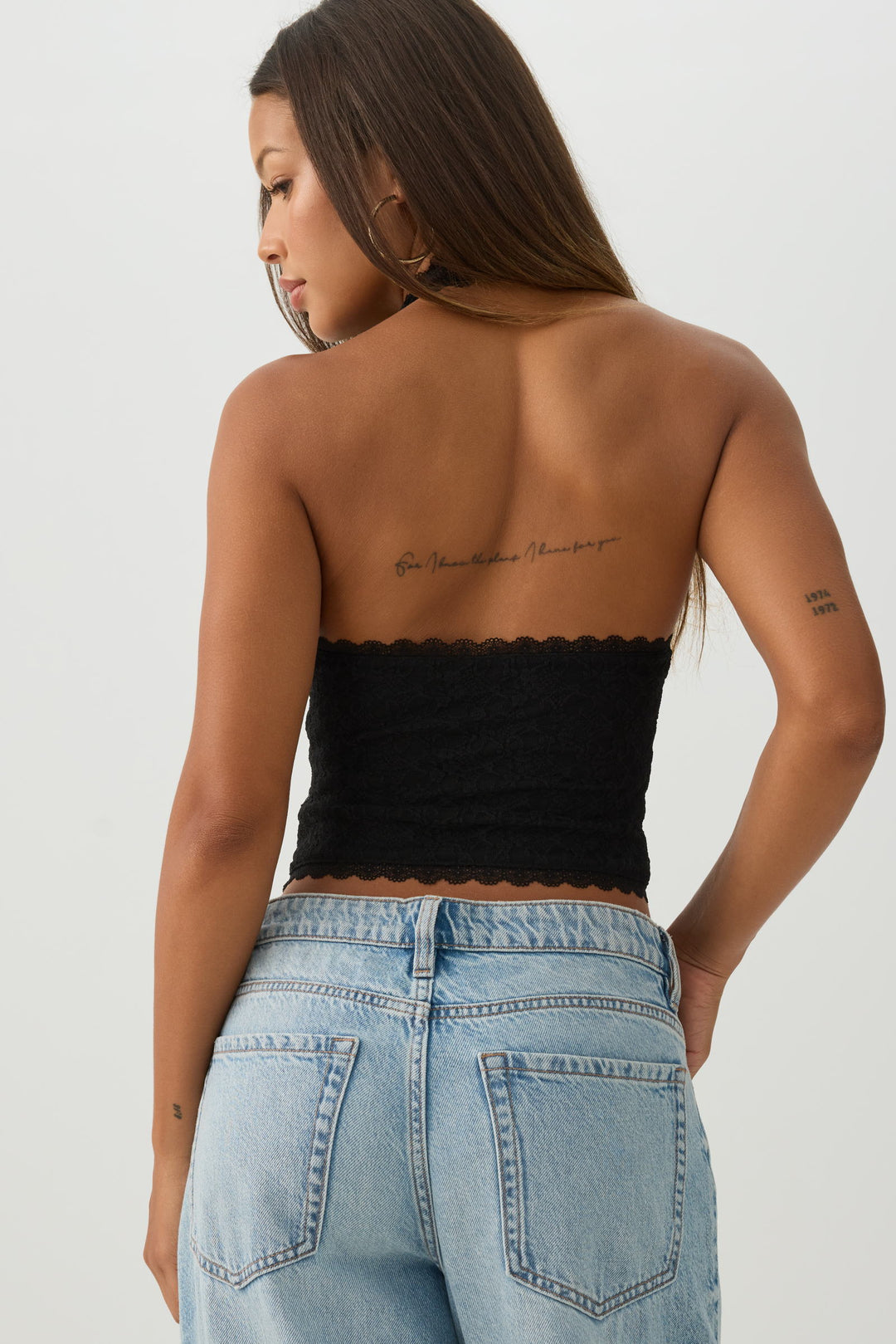 Lace Halter Tank Top