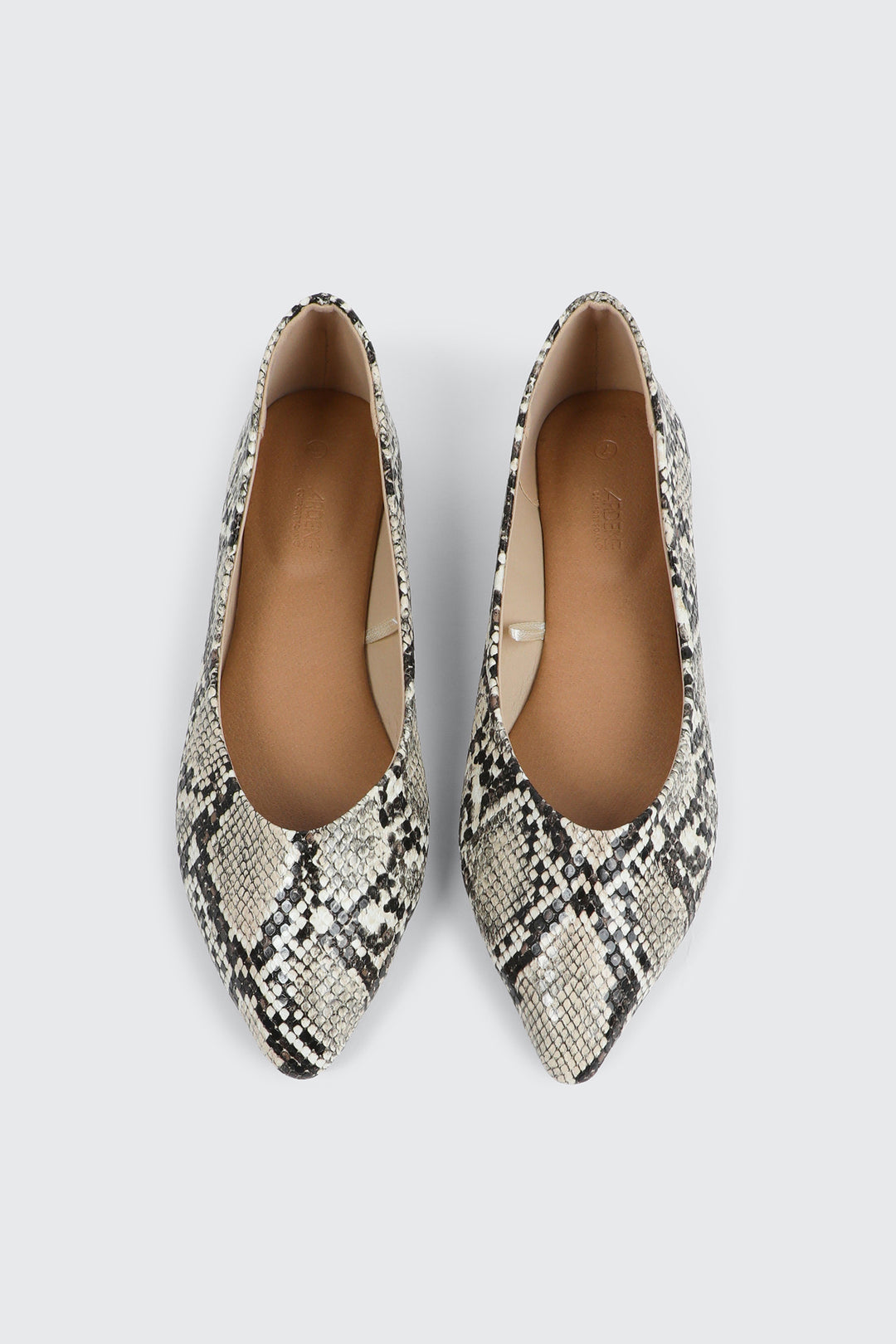 Talons plats à bout pointu