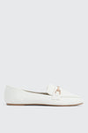 Faux Leather Pointed Toe Loafers