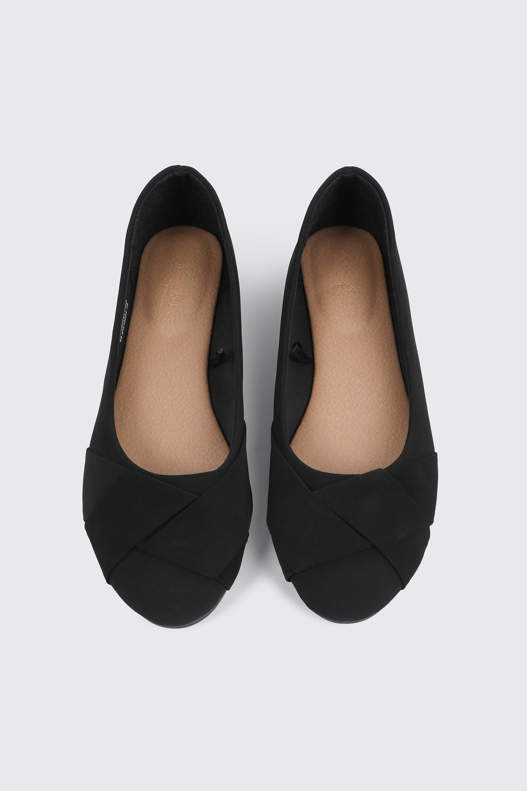 Pleated Ballet Flats