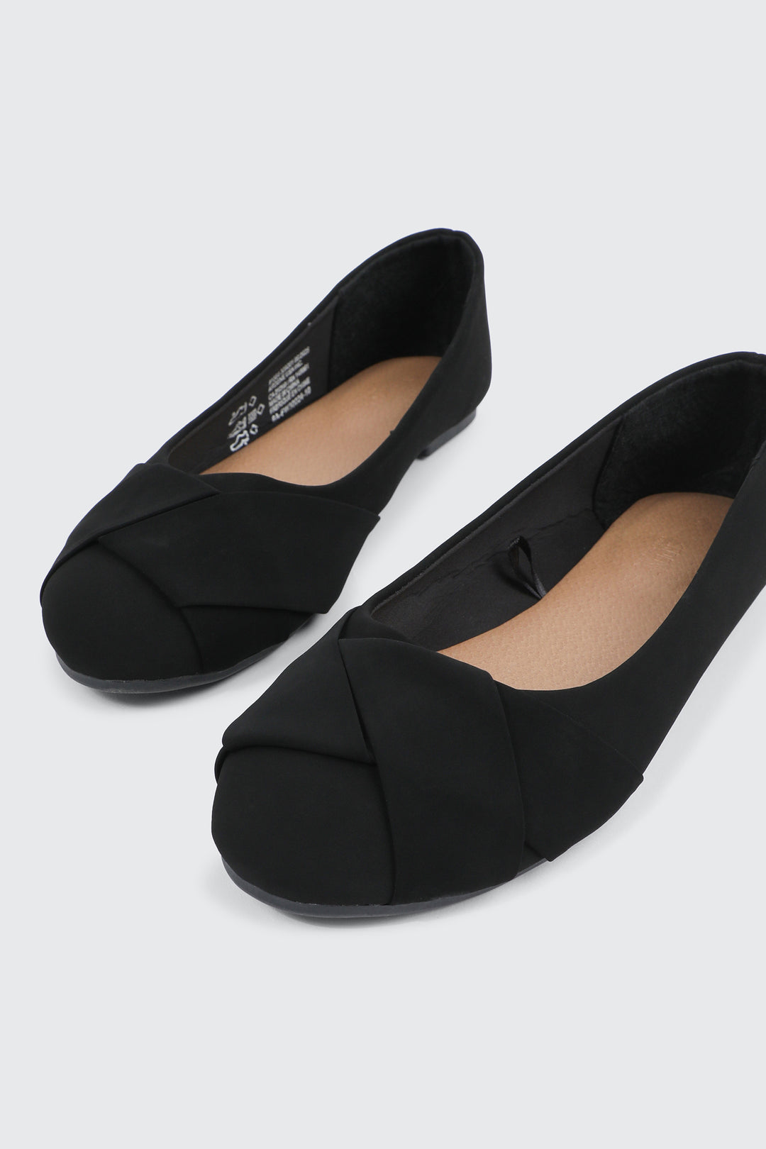 Pleated Ballet Flats
