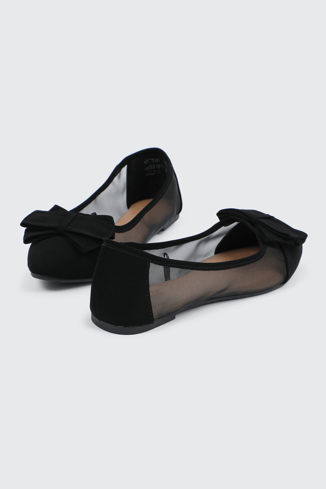 Ballerines en maille à boucle