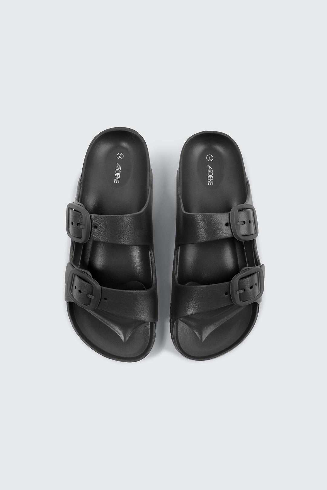 Sandales à glissière deux brides