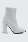 Rhinestone Ankle Boots