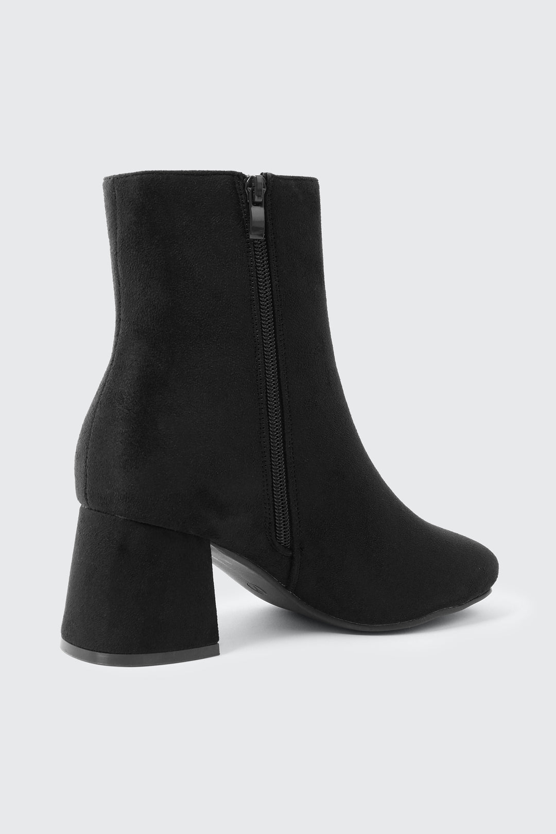 Faux Suede Ankle Boots