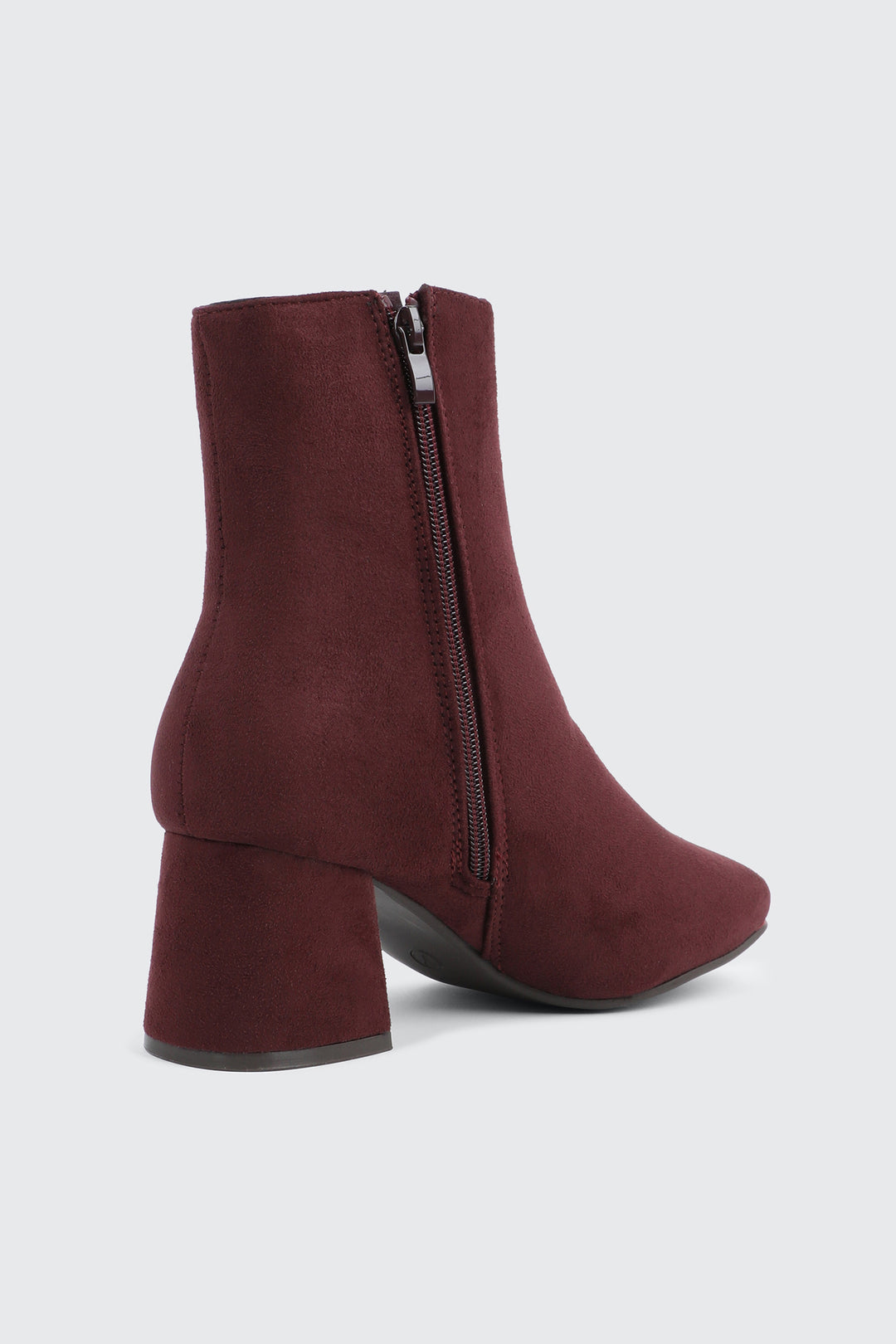 Faux Suede Ankle Boots
