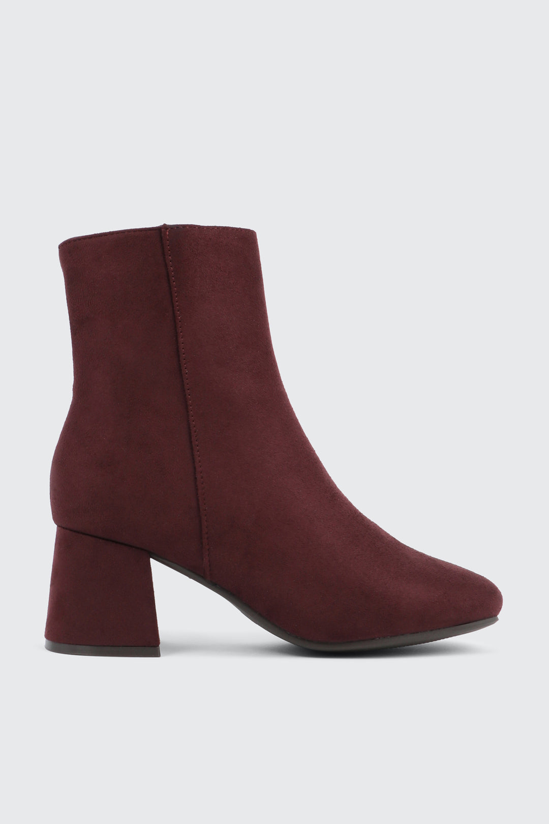 Faux Suede Ankle Boots