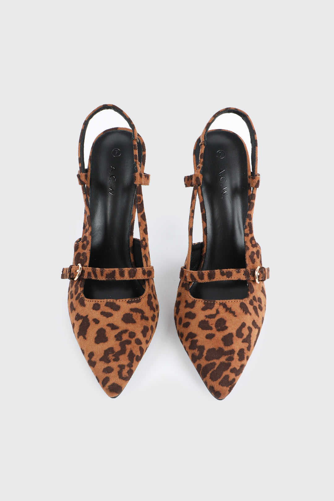 Escarpins à talon aiguille et bride arrière