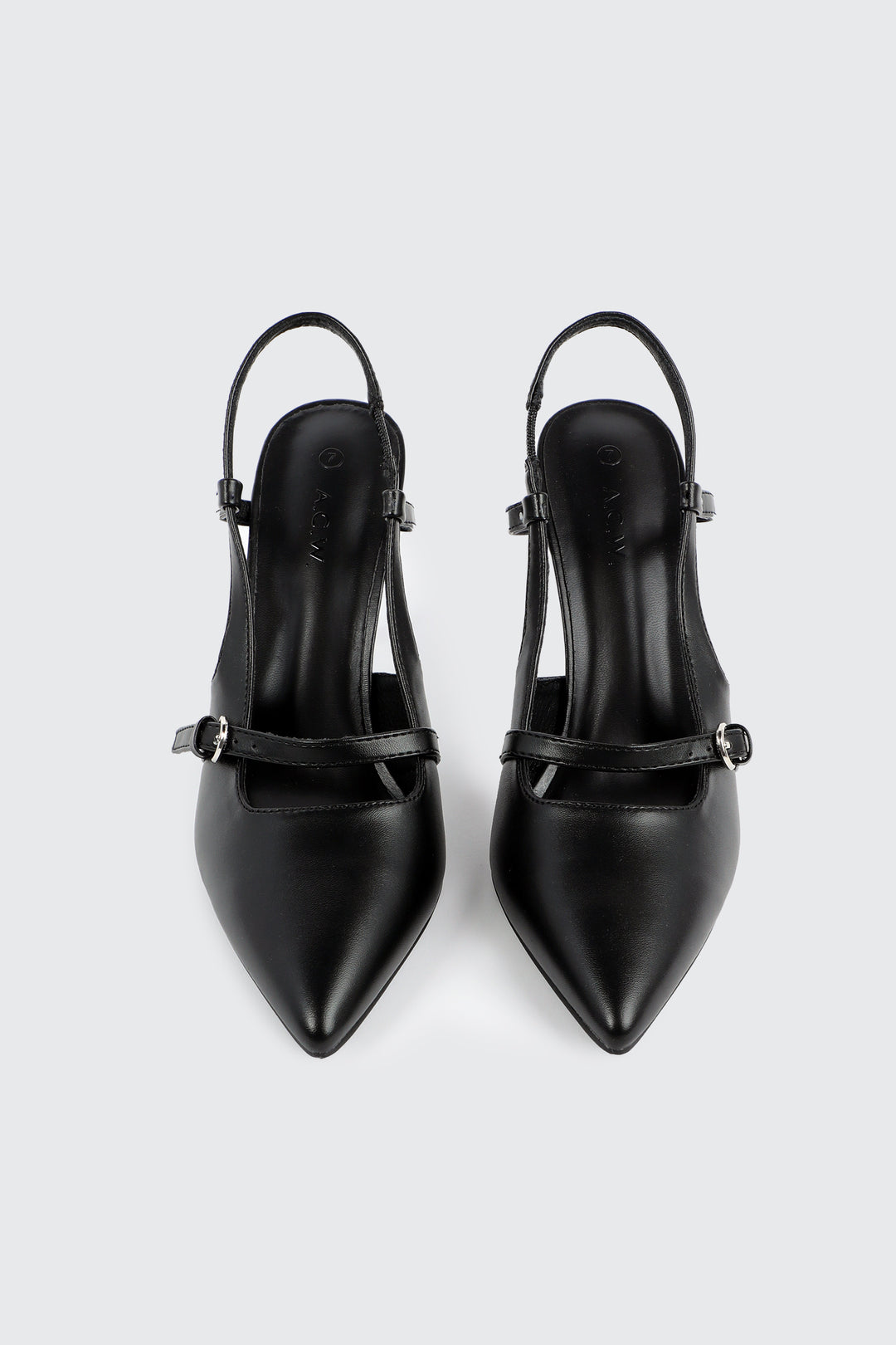 Escarpins à talon aiguille et bride arrière