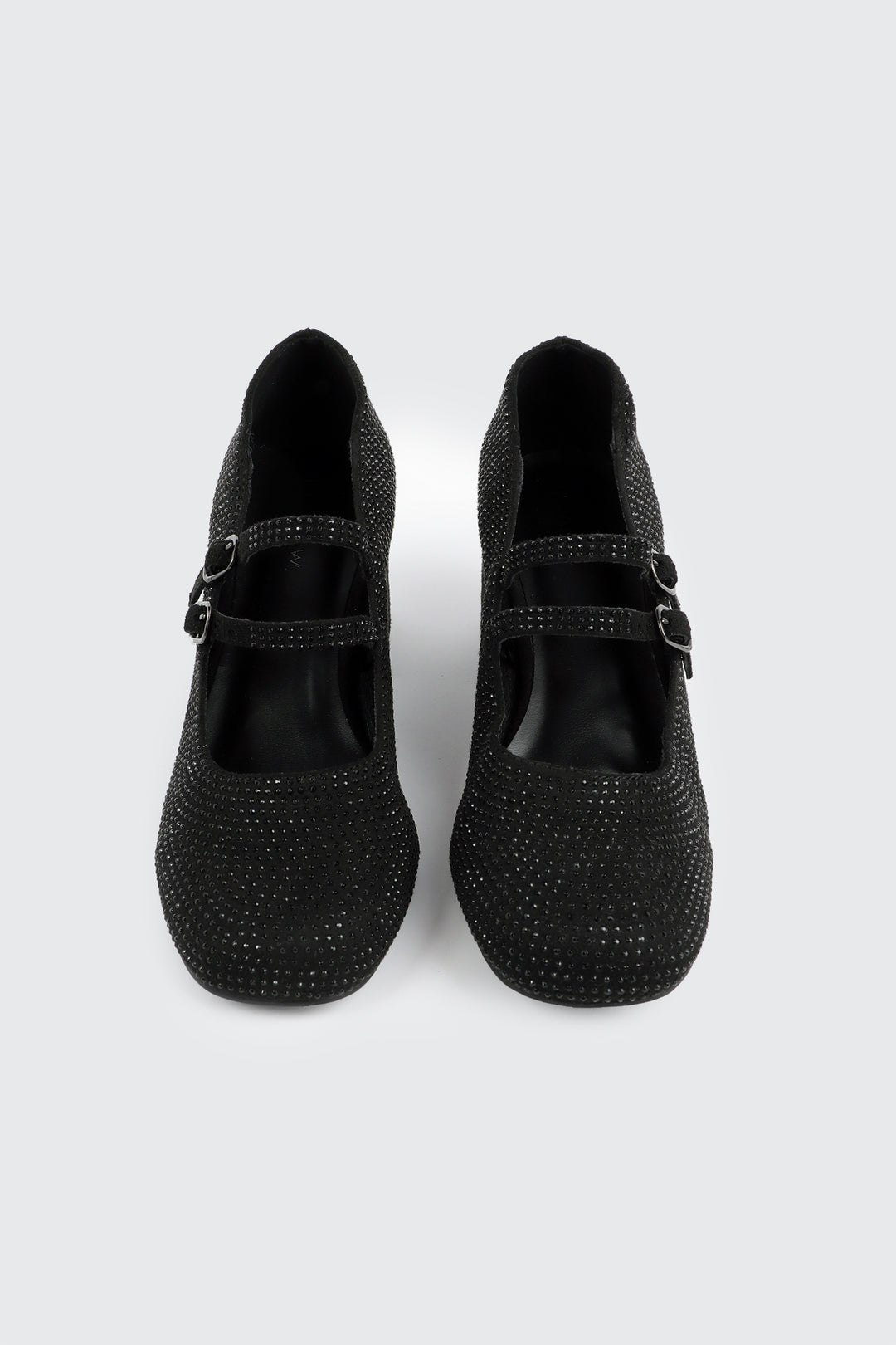 Chaussures Mary Jane à talon bloc en faux suède