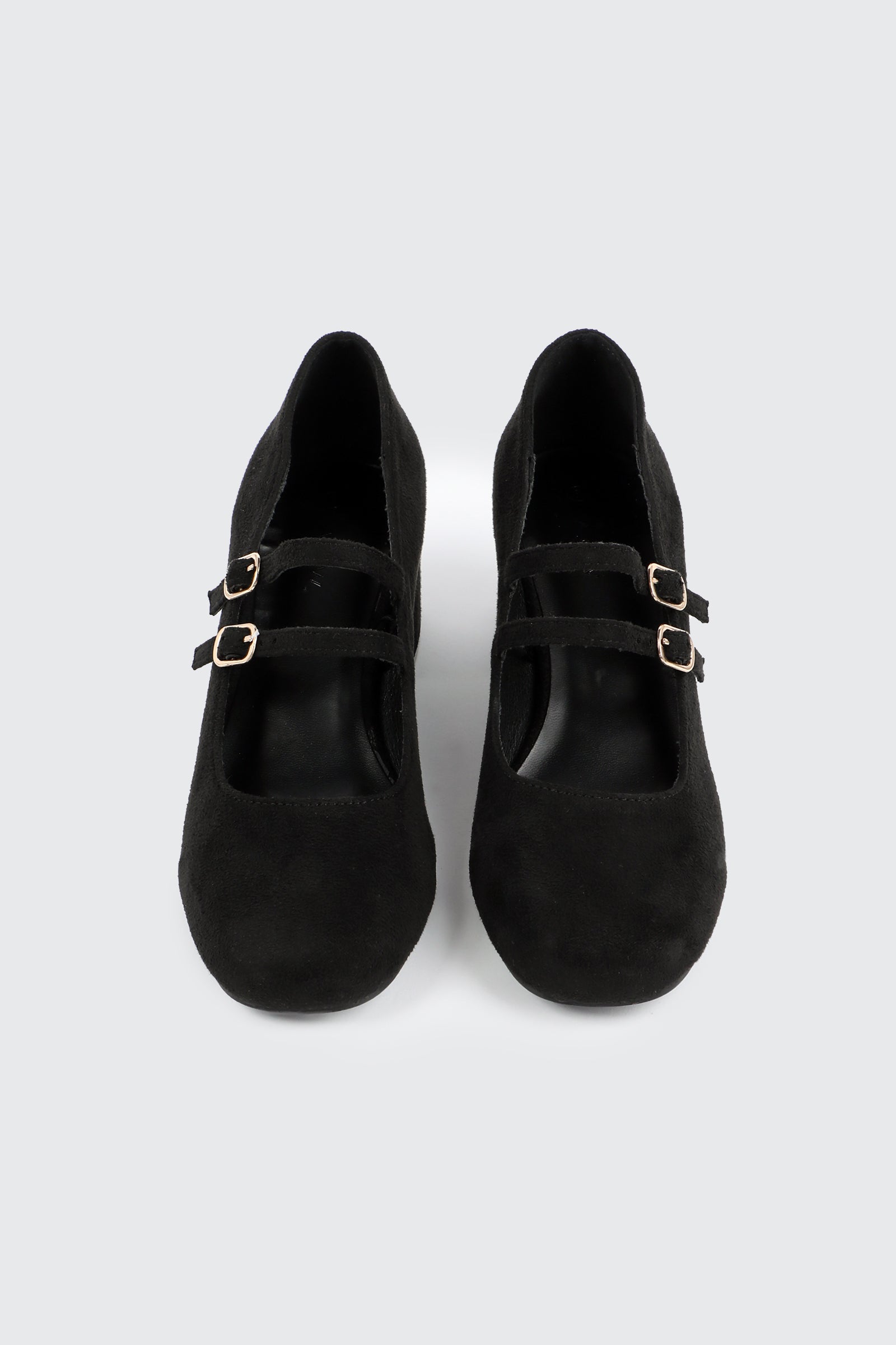 Faux Suede Block Heel Mary Janes – Ardene