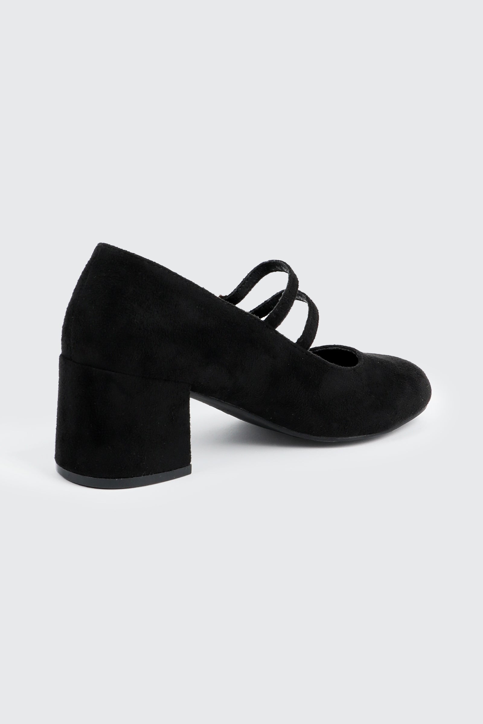 Faux Suede Block Heel Mary Janes – Ardene