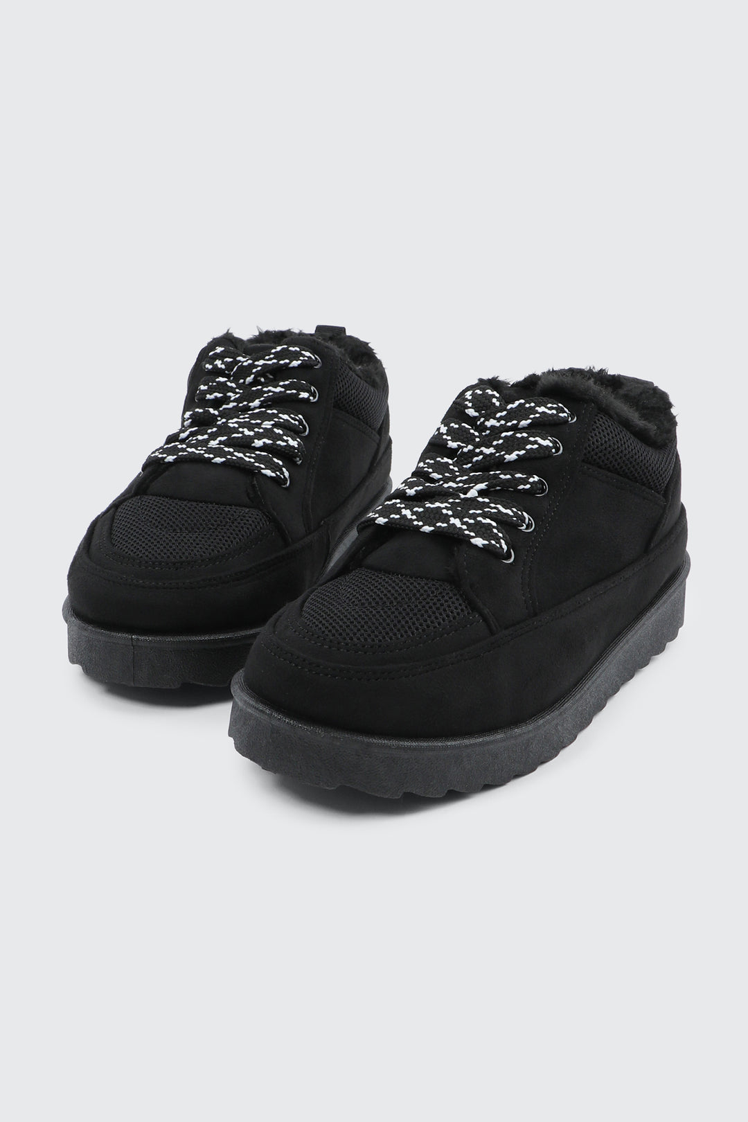 Faux Fur Lined Sneakers