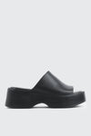 Square Toe Platform Slides