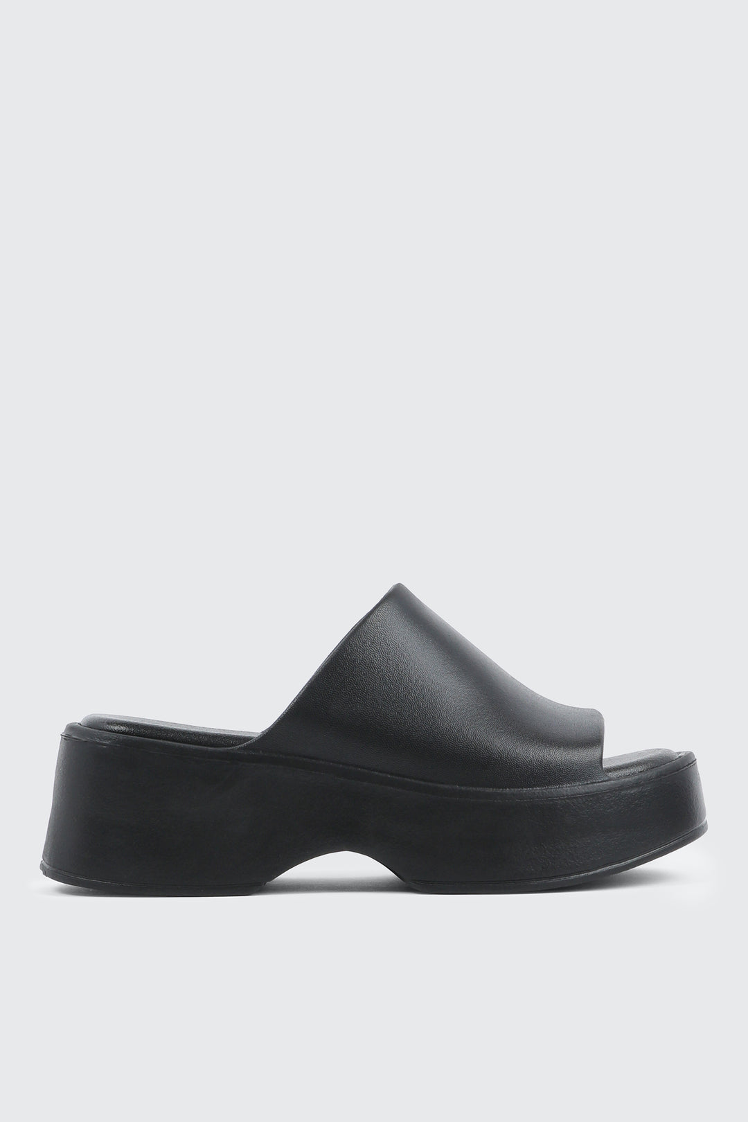 Square Toe Platform Slides