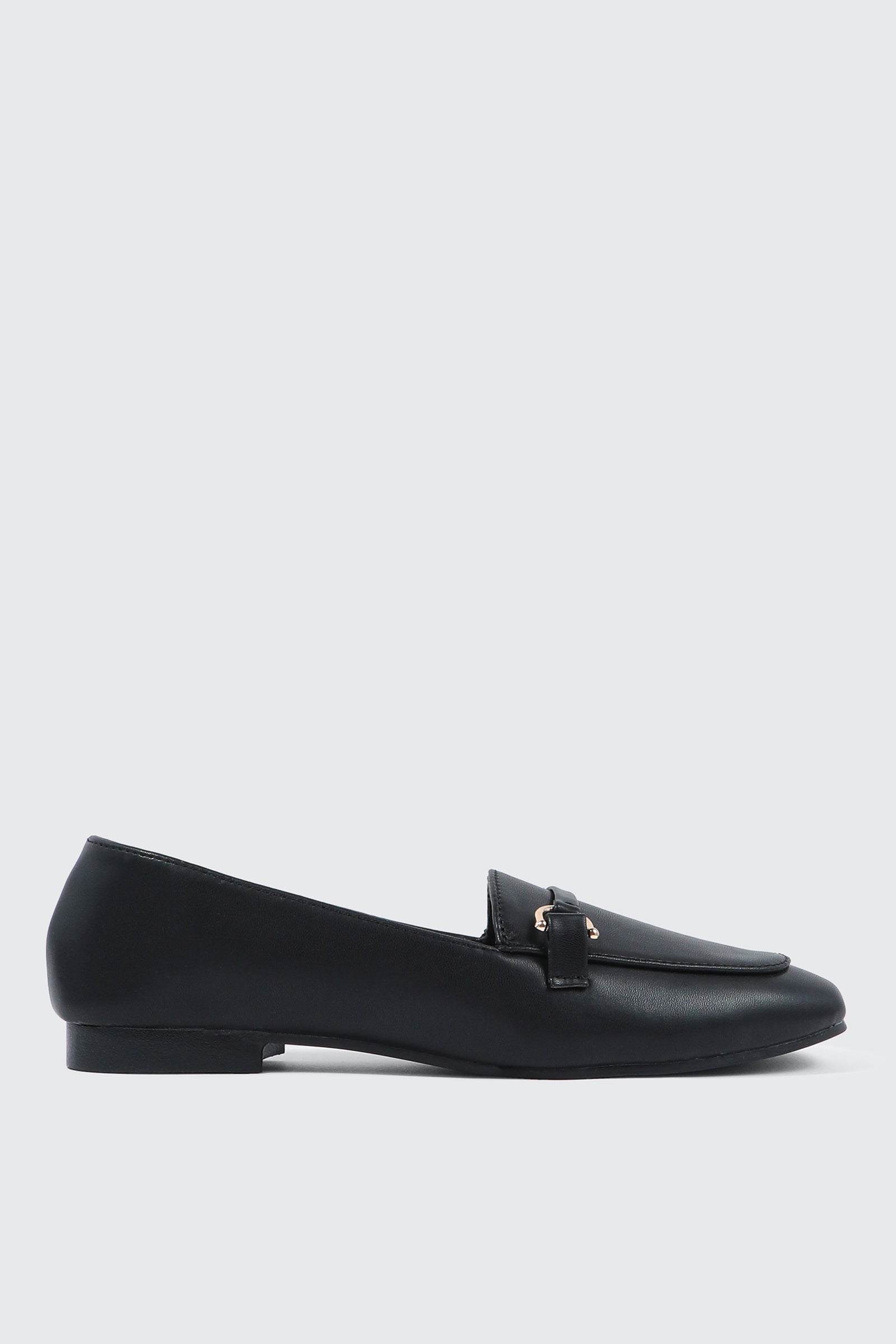 Faux Leather Square Toe Loafers – Ardene