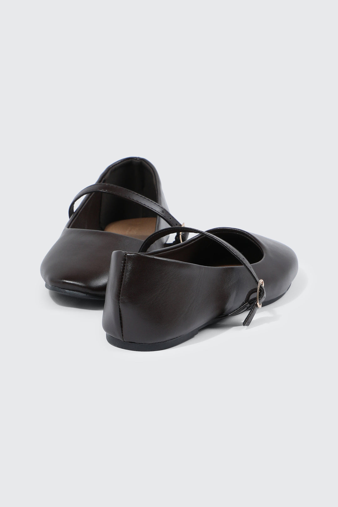 Square Toe Mary Jane Flats