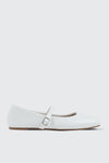 Square Toe Mary Jane Flats