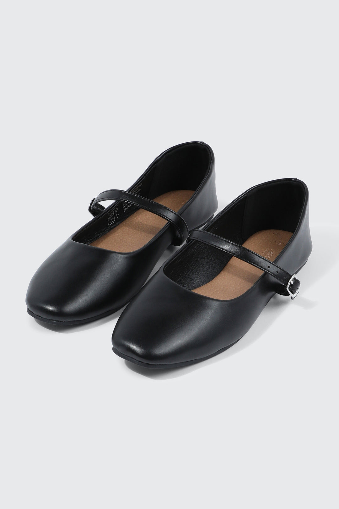 Square Toe Mary Jane Flats