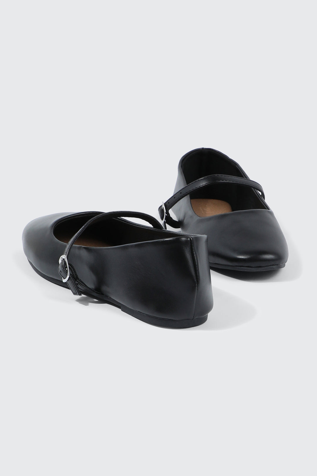 Square Toe Mary Jane Flats