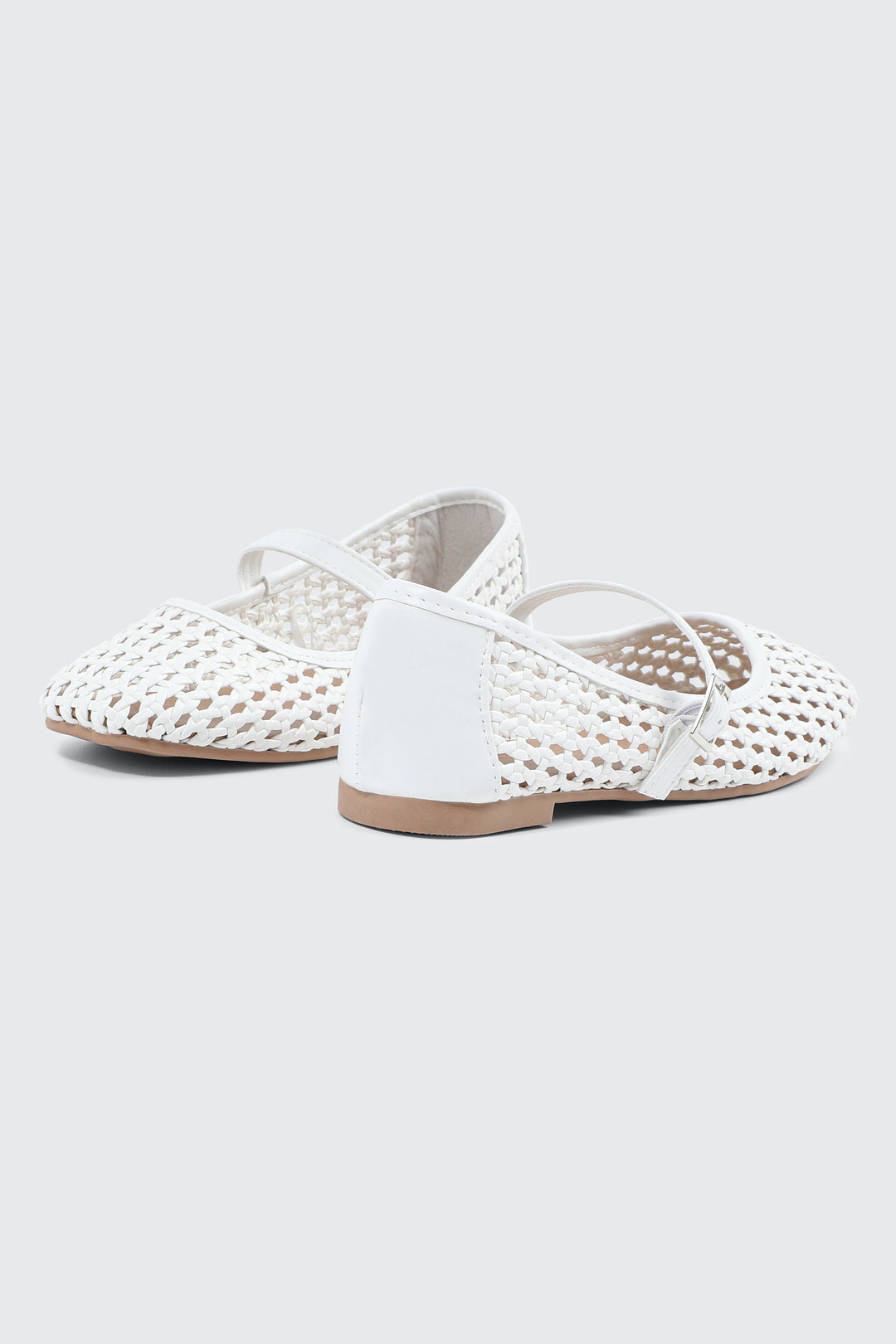 Open Weave Ballet Flats