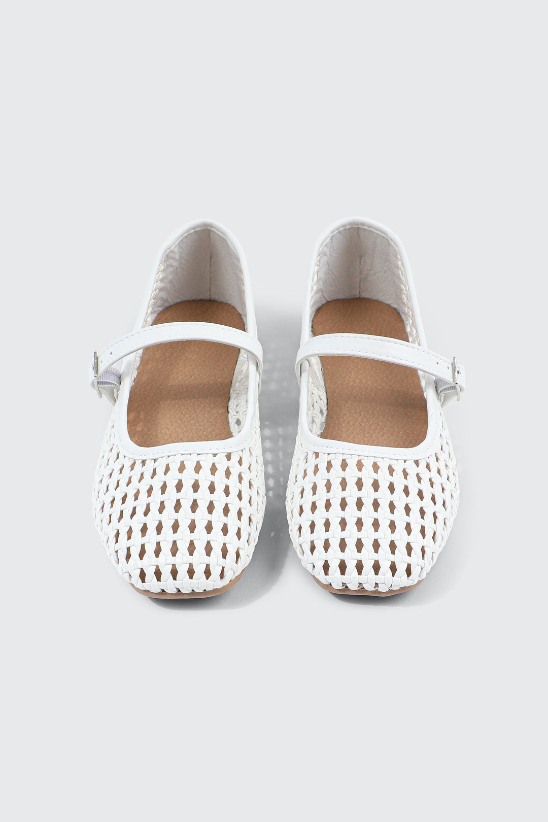 Open Weave Ballet Flats