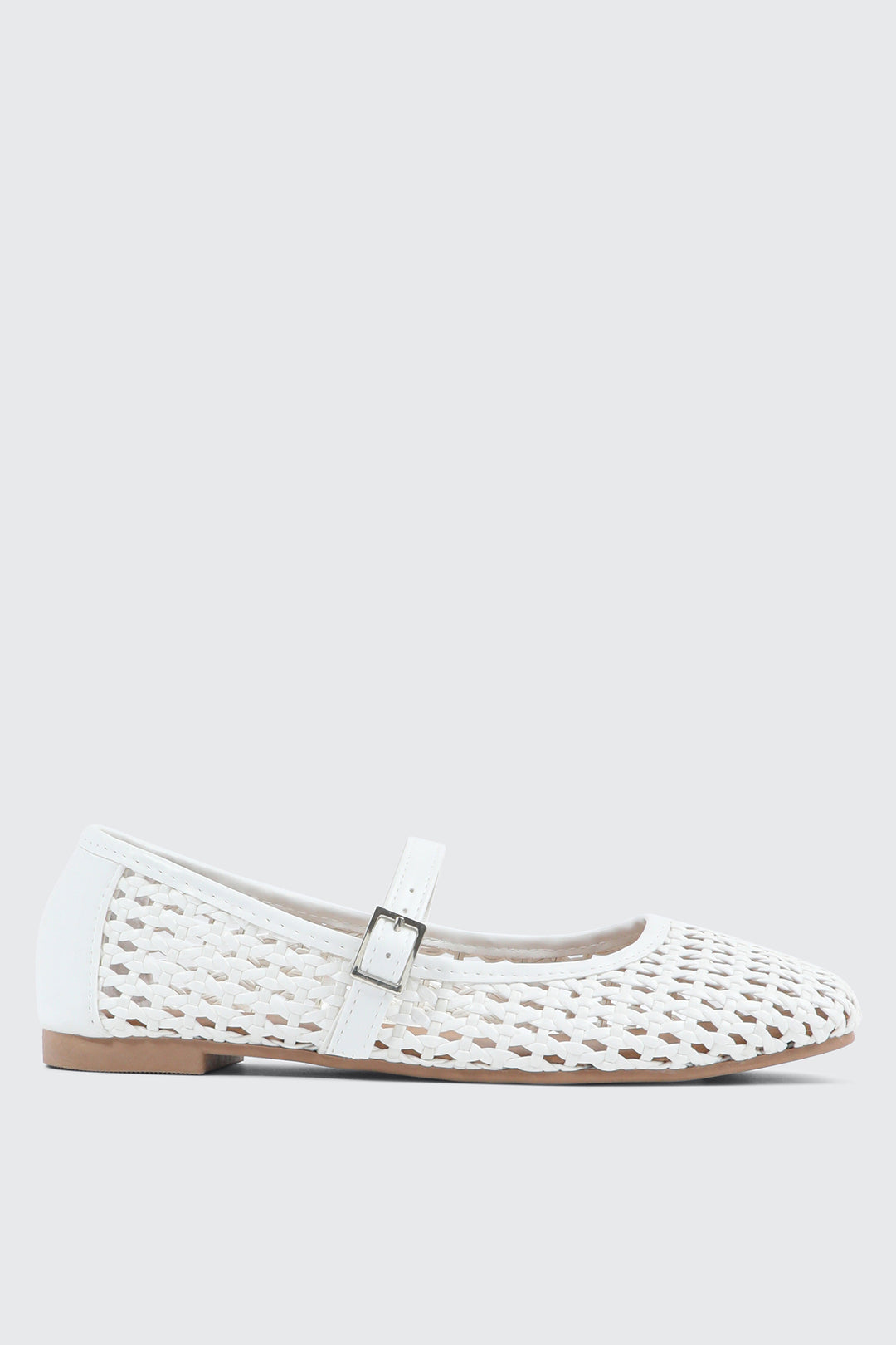 Open Weave Ballet Flats