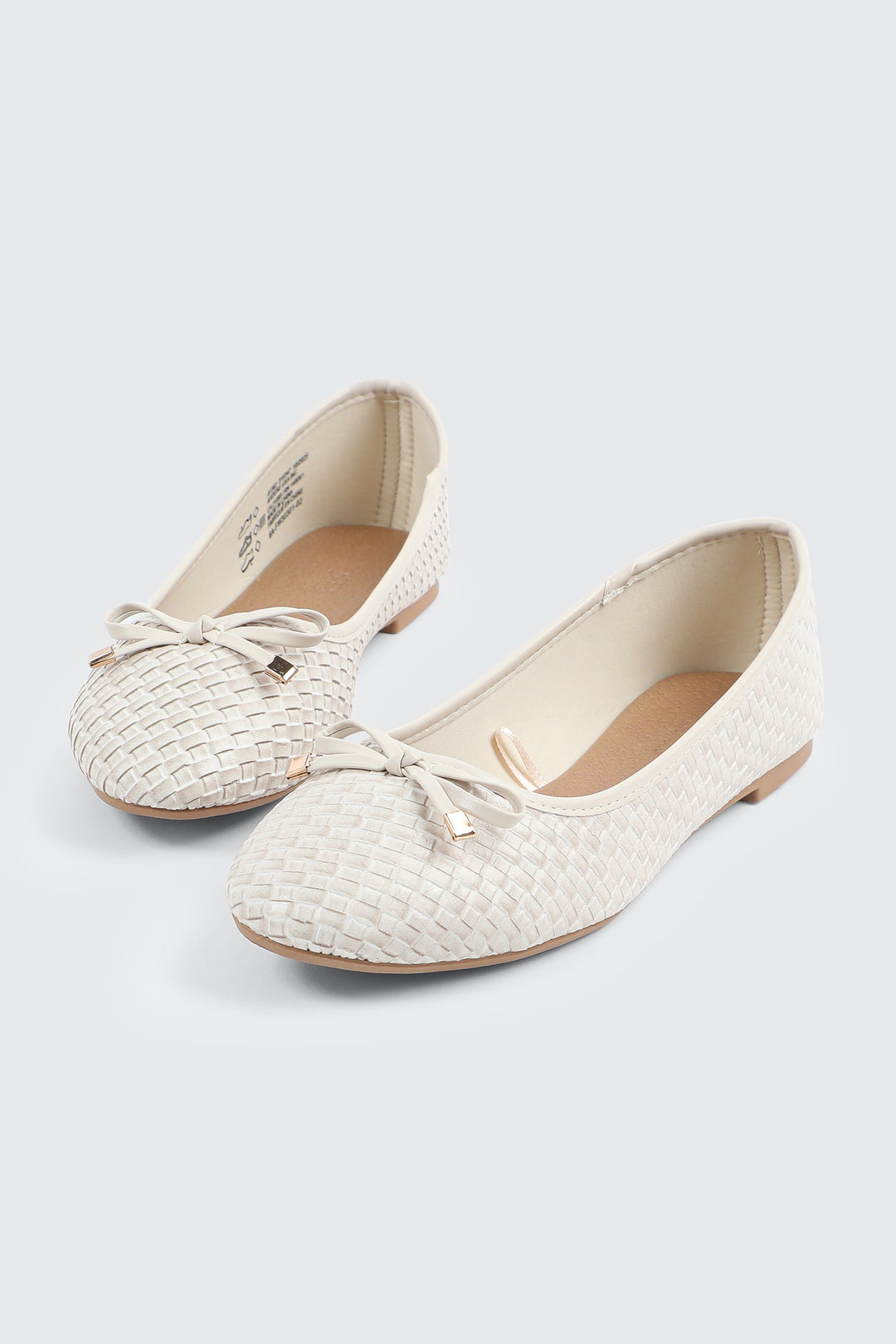 Ballerines texturées