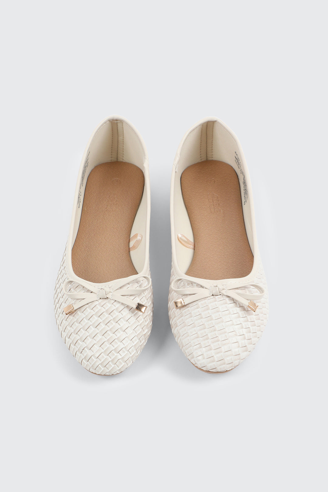 Ballerines texturées