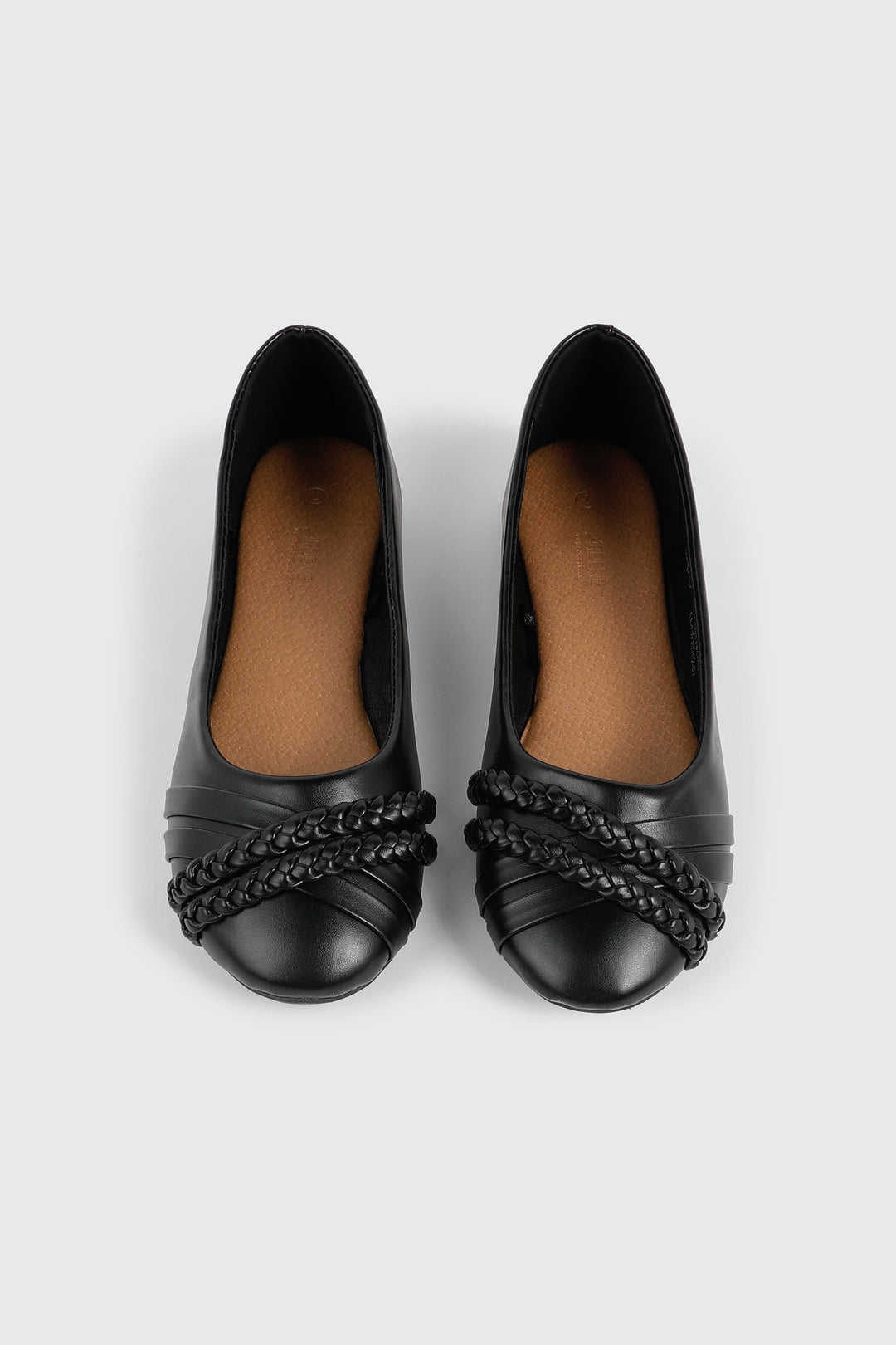 Ballerines à détail tressé