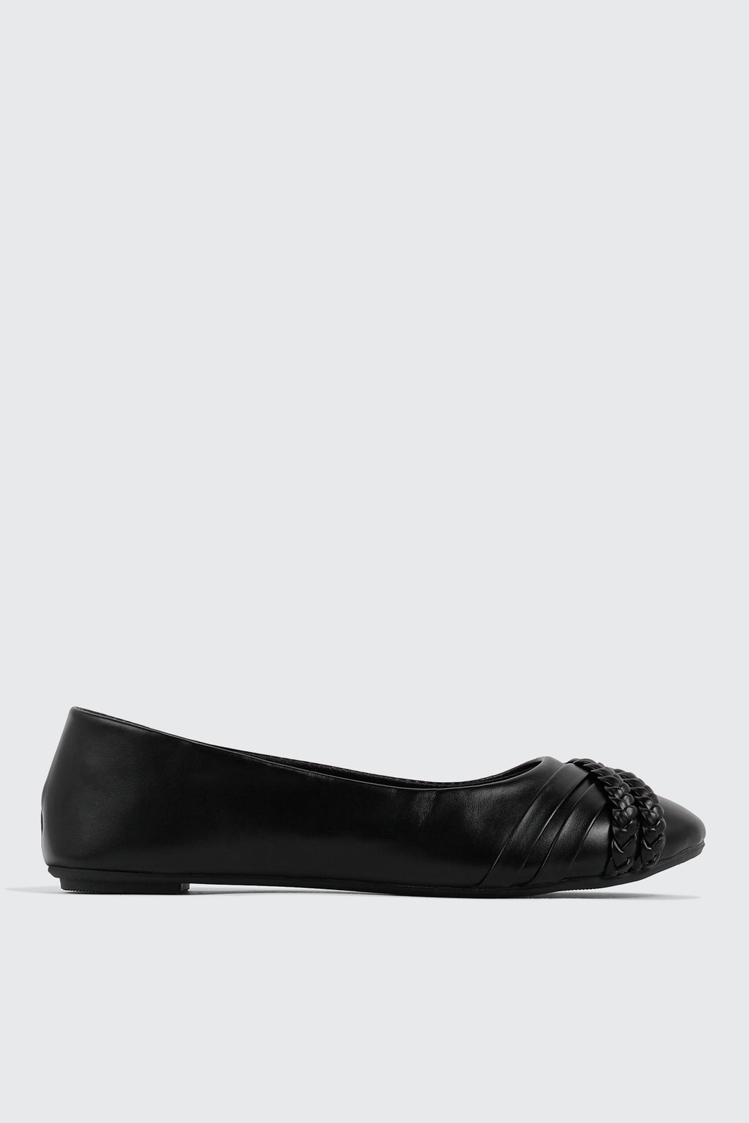 Ballerines à détail tressé