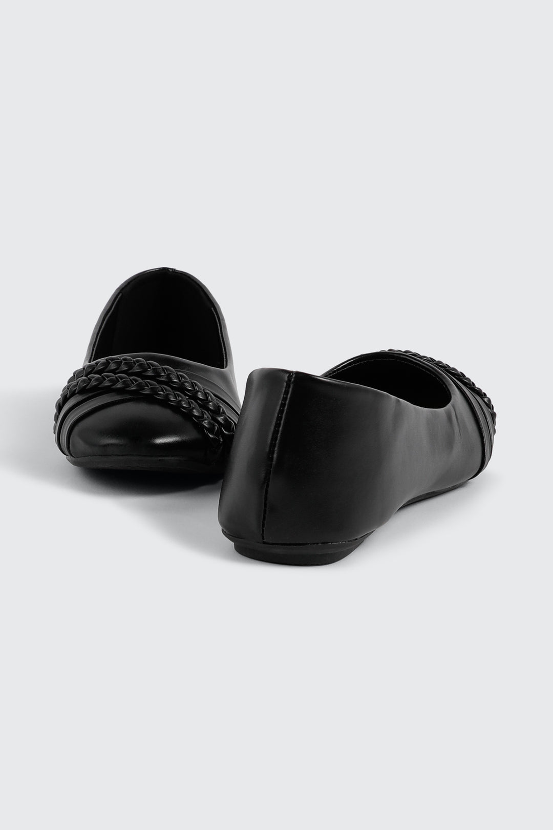 Ballerines à détail tressé